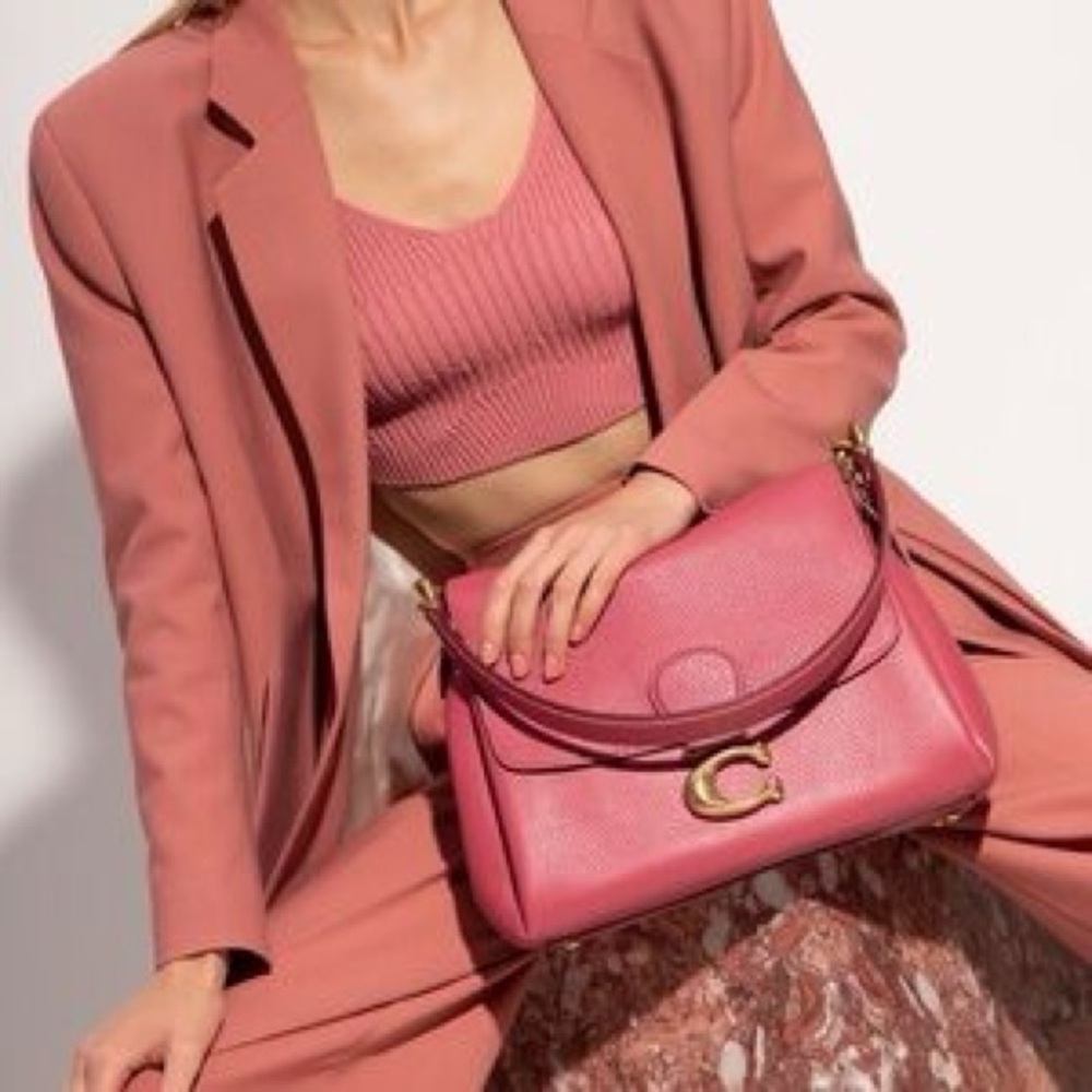 Coach May Pink Shoulder Bag NWT